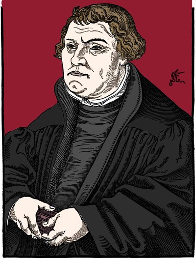 Luther Márton német protestáns reformátor, 1546 alkotó: Unbekannt