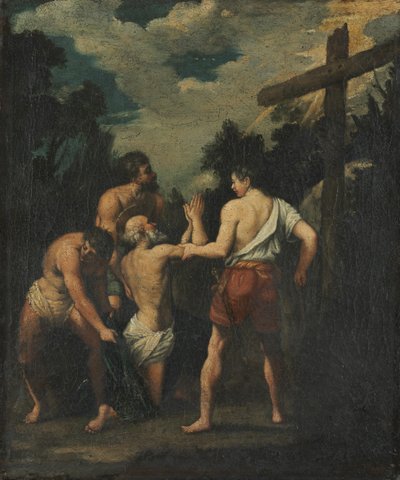 Szent András mártíromsága, 1600-as évek. alkotó: Unbekannt
