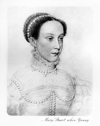 Mary Stuart fiatalon, 1907 alkotó: Unbekannt