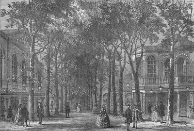 Marylebone Gardens, Westminster, London, 1870-1878 alkotó: Unbekannt