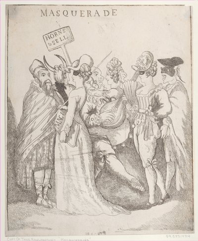 Álarcos, [1811. augusztus 30.], másolat után., [1811. augusztus 30.], másolat után. alkotó: Unbekannt