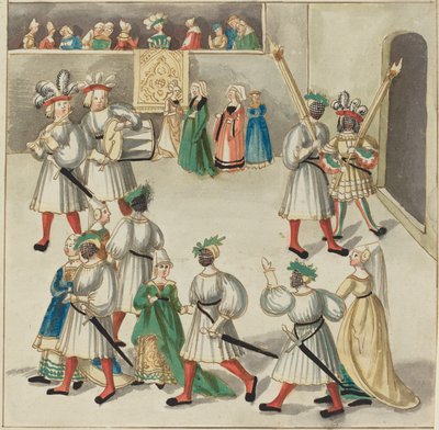 Álarcos, c. 1515. alkotó: Unbekannt