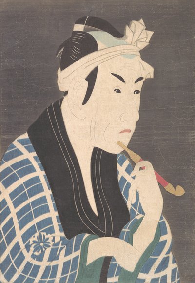 Matsumoto Koshiro IV, mint a Fish Peddler Gorobei, Valószínűleg l..., Valószínűleg az 1880-as évek végén vagy az 1890-es évek elején. alkotó: Unbekannt