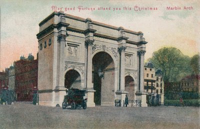 A jó szerencse kísérje el Önt ezen a karácsonyon – Márványív, c1910 alkotó: Unbekannt