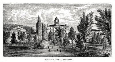 McGill Egyetem, Montreal, Kanada, 19. század alkotó: Unbekannt