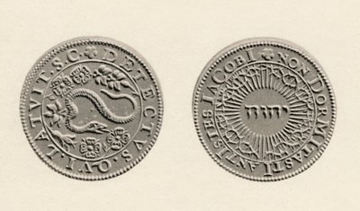 1605, 1904 lőporos telek felfedezésének emlékérem alkotó: Unbekannt