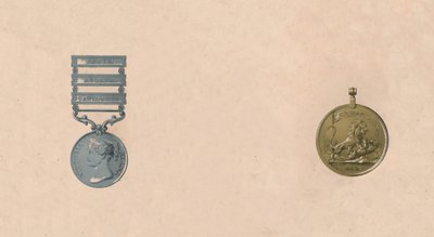 Érmek az indiai csatákért, 1911. század alkotó: Unbekannt