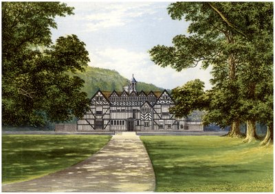 Meer Hall, Droitwich közelében, Worcestershire államban, a Bearcroft család otthona, 1880 alkotó: Unbekannt