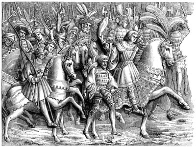 Találkozó az Aranyszövet mezőjén, 1849. század XVI alkotó: Unbekannt