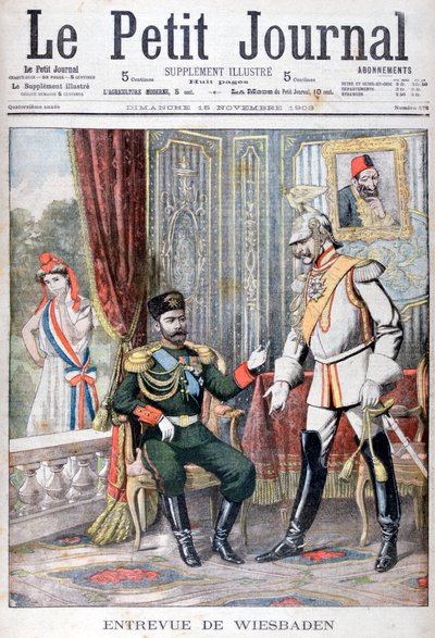 Miklós cár és II. Vilmos császár találkozója, Wiesbaden, Németország, 1903 alkotó: Unbekannt