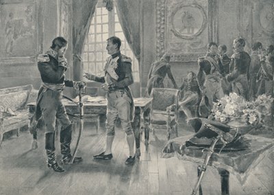 Napóleon és Tolsztoj találkozása Párizsban, 1807, 1896 alkotó: Unbekannt