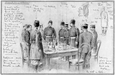 A szembenálló tábornokok találkozója, orosz-japán háború, 1904-5 alkotó: Unbekannt