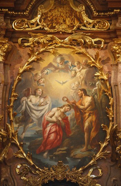 Melki apátság Jézus megkeresztelkedése, Melk, Ausztria alkotó: Unbekannt