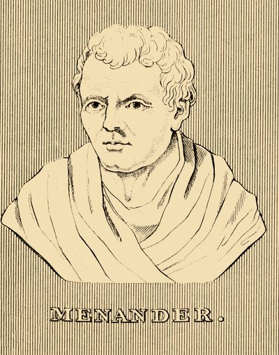 Menander, Kr.e. 342-290, 1830. alkotó: Unbekannt