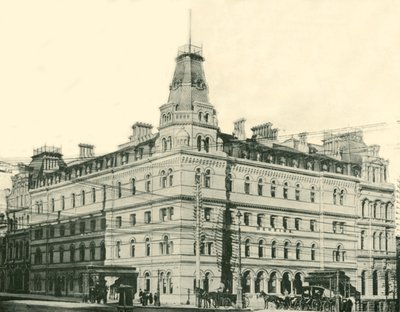 Menzies Hotel, Melbourne, 1901. alkotó: Unbekannt