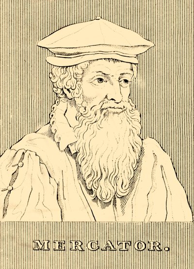 Mercator, 1512-1594, 1830. alkotó: Unbekannt