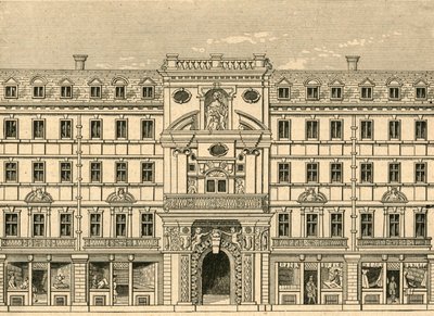 Mercers-kápolna, amelyet a tűzvész után újjáépítettek, 1897. alkotó: Unbekannt