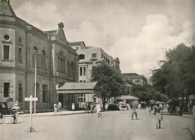 Merchant Street, Rangoon, 1900. alkotó: Unbekannt