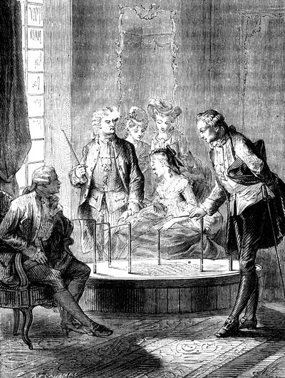 Mesmers kád, c1870 alkotó: Unbekannt