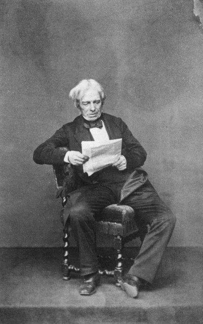 Michael Faraday brit fizikus és kémikus, 1850-1867 alkotó: Unbekannt