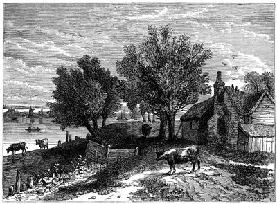 Millbank, London, c1800 1891 alkotó: Unbekannt