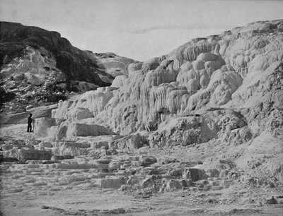 Minerva Terrace, Yellowstone Park, 1897. alkotó: Unbekannt