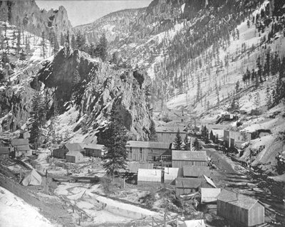 Mining Camp, Nevada, USA, 1900 körül. alkotó: Unbekannt