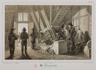 Bányászat, fémércek bányafeje, Németország, 1851 körül alkotó: Unbekannt