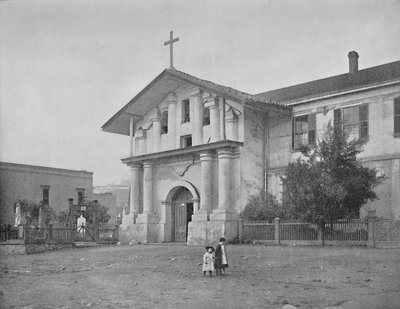 Mission Dolores, San Francisco, California, 1897. alkotó: Unbekannt
