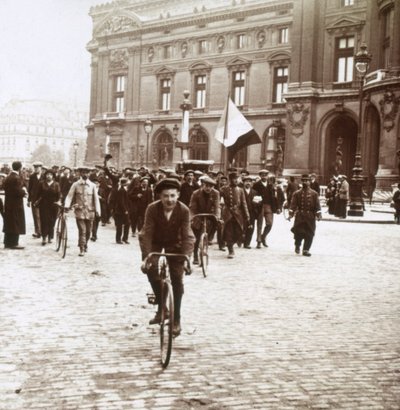 Katonák mozgósítása Elzász-Lotaringiából, c1914-c1918 alkotó: Unbekannt
