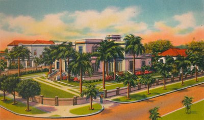 Modern rezidencia El Pradoban, Barranquilla-ban, az 1940-es években alkotó: Unbekannt