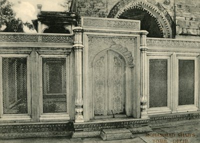 Mohammad Shahs Tomb, Delhi, . alkotó: Unbekannt