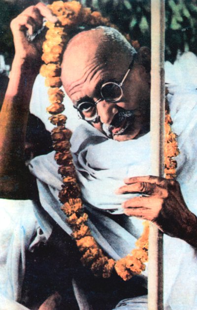 Mohandas Karamchand Gandhi 1869-1948, indiai nacionalista vezető alkotó: Unbekannt
