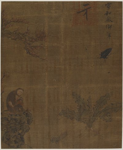 Majmok, rovarok és káposzta, Valószínűleg Ming-dinasztia, 1368-1644. alkotó: Unbekannt