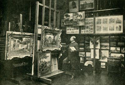 Monsieur Detaille műtermében, 1900. alkotó: Unbekannt