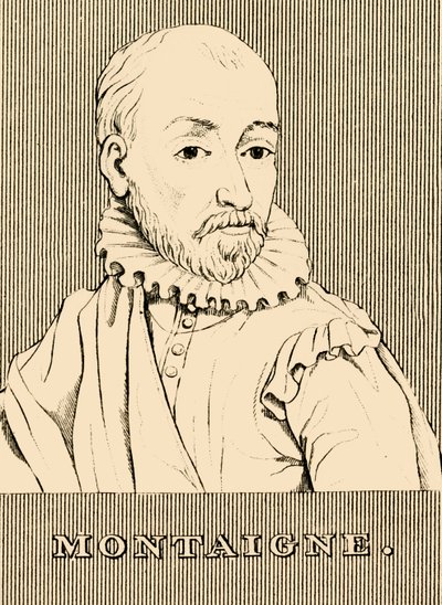 Montaigne, 1533-1592, 1830. alkotó: Unbekannt