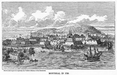 Montreal 1729-ben, 1877-ben alkotó: Unbekannt