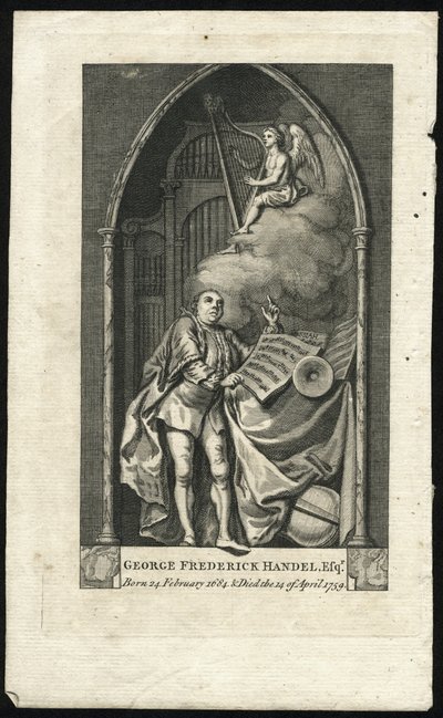 Georg Friedrich Händel emlékműve alkotó: Unbekannt