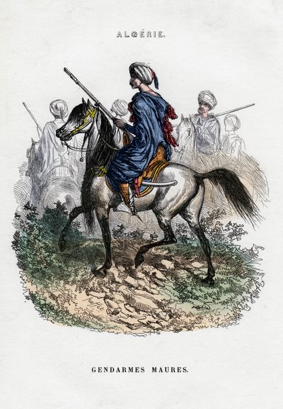 Mór csendőrök, francia hadsereg Algériában alkotó: Unbekannt