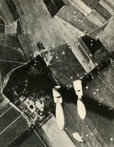 További brit bombák egy ellenséges repülőteren, 1939-1940, 1941. alkotó: Unbekannt