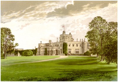 Moreton Hall, Cheshire, az Ackers család otthona, 1880 alkotó: Unbekannt