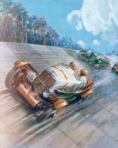 Motorverseny, 1930 alkotó: Unbekannt