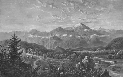 Mount Washington és a White Hills, 1883 alkotó: Unbekannt