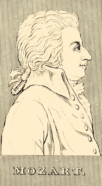 Mozart, 1756-1791, 1830. alkotó: Unbekannt
