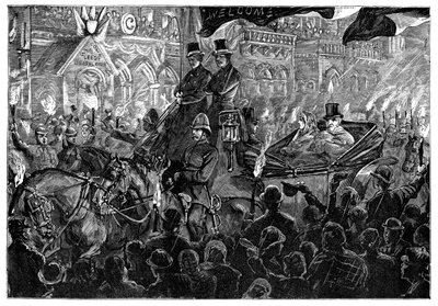 Mr Gladstone Leedsben, 19. század végén alkotó: Unbekannt