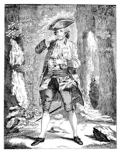 Mr Woodward Mercutio karakterében, 1753 alkotó: Unbekannt