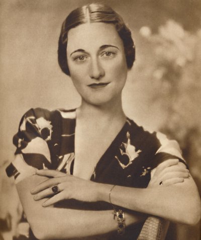 Mrs Simpson: Stúdióportré, 1937 alkotó: Unbekannt