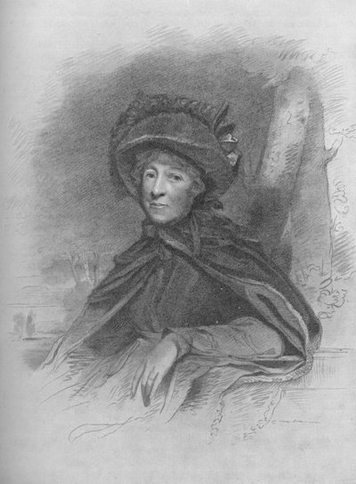Thrale asszony Utána Piozzi b. 1741, d. 1821, 1907 alkotó: Unbekannt