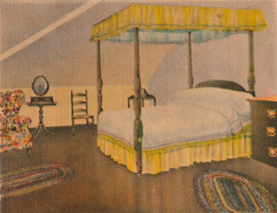 Mrs. Washingtons Bedroom, 1946 alkotó: Unbekannt
