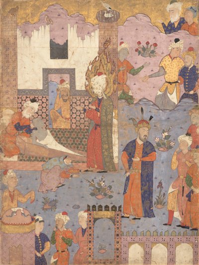 Muhammad újraéleszti a beteg fiút, Folio a Ja